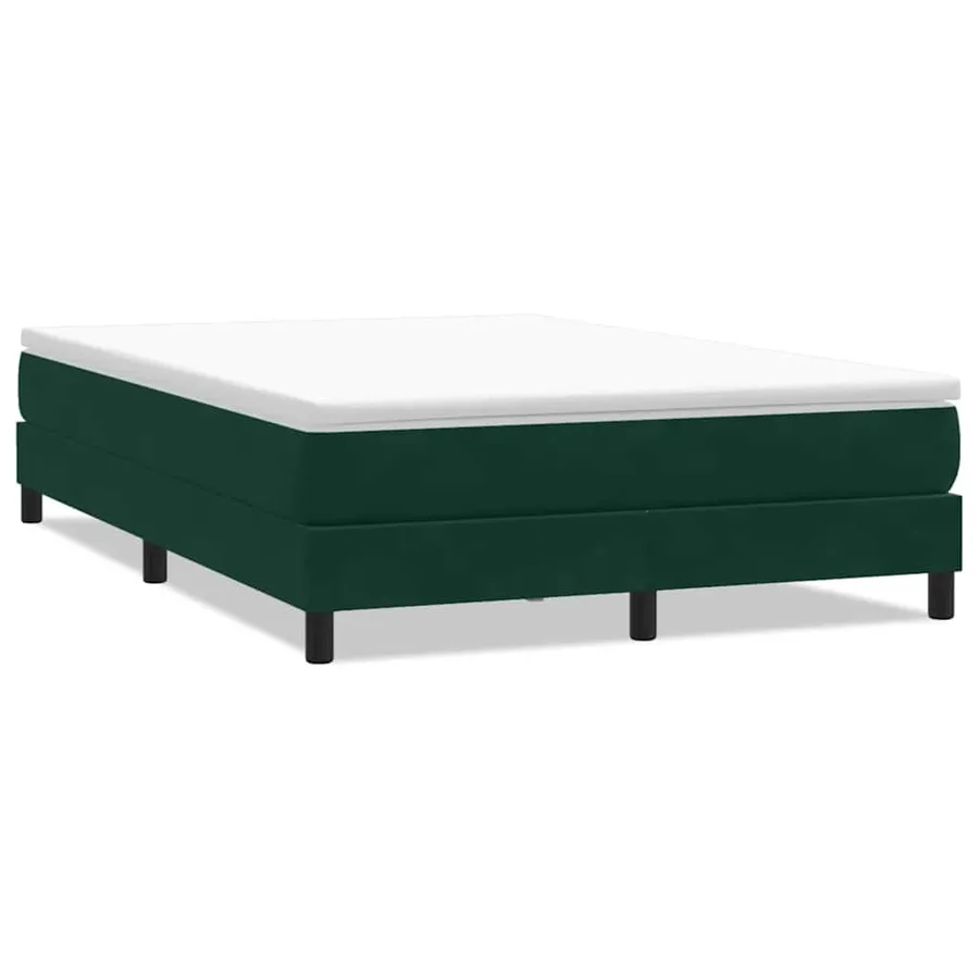 Sommier à lattes de lit sans matelas vert foncé 140x220cm - 2