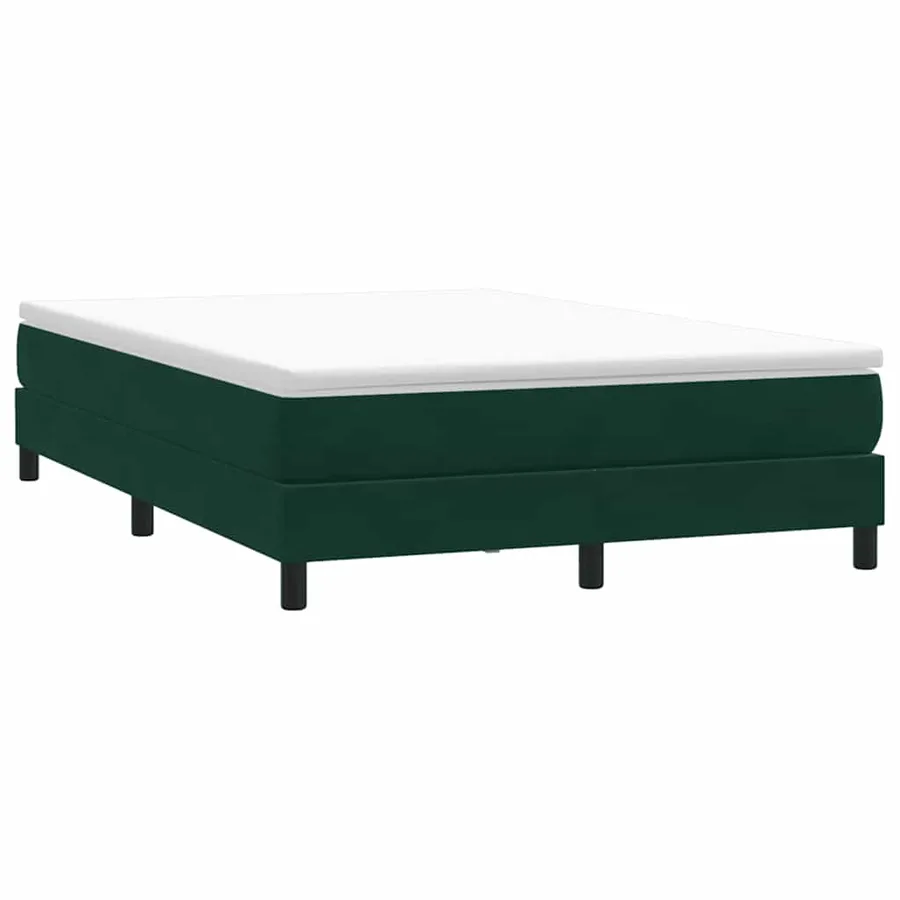 Sommier à lattes de lit sans matelas vert foncé 140x220cm - 3