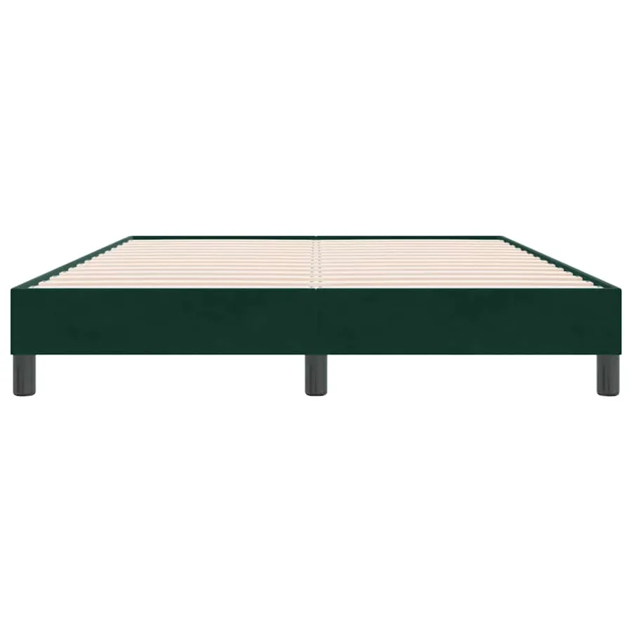 Sommier à lattes de lit sans matelas vert foncé 140x220cm - 5