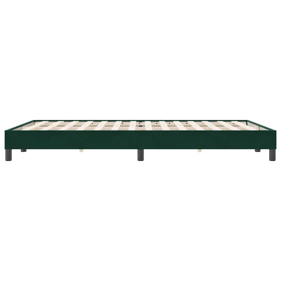 Sommier à lattes de lit sans matelas vert foncé 140x220cm - 6