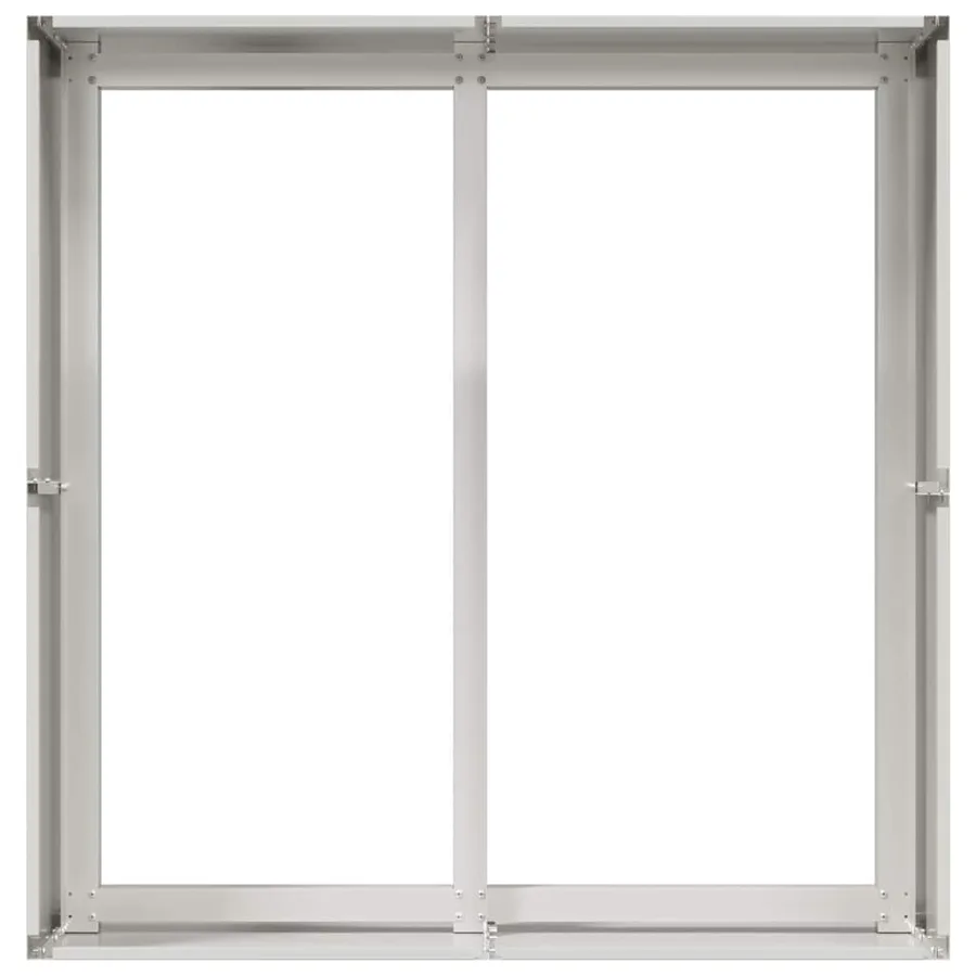 Jardinière 80x80x40 cm acier inoxydable - 5