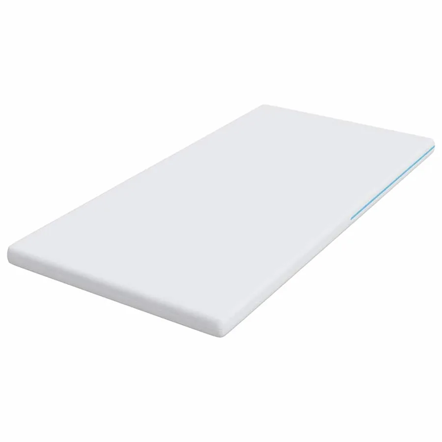 Surmatelas Blanc 100 x 200 cm Tissu jacquard - 4