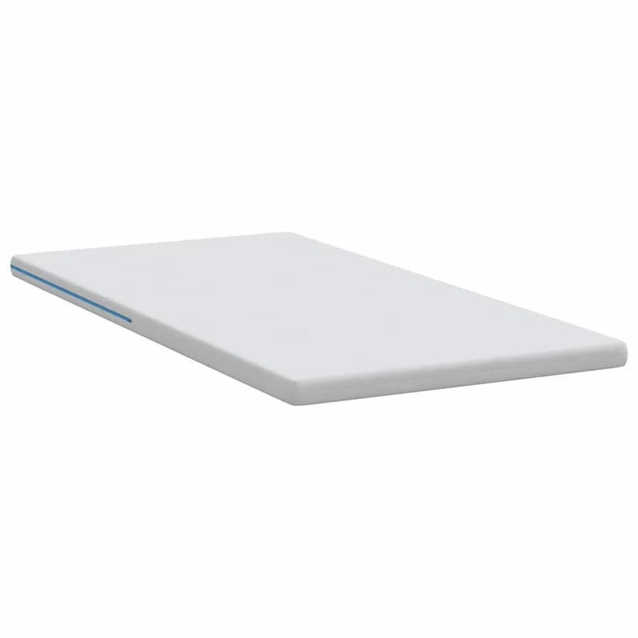 Surmatelas Blanc 100 x 200 cm Tissu jacquard - 5