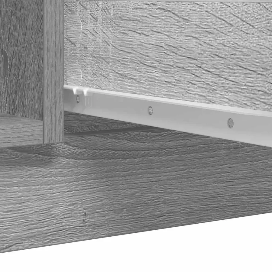 Buffet et tiroirs sonoma gris 100,5x35x98,5cm bois d'ingénierie - 11