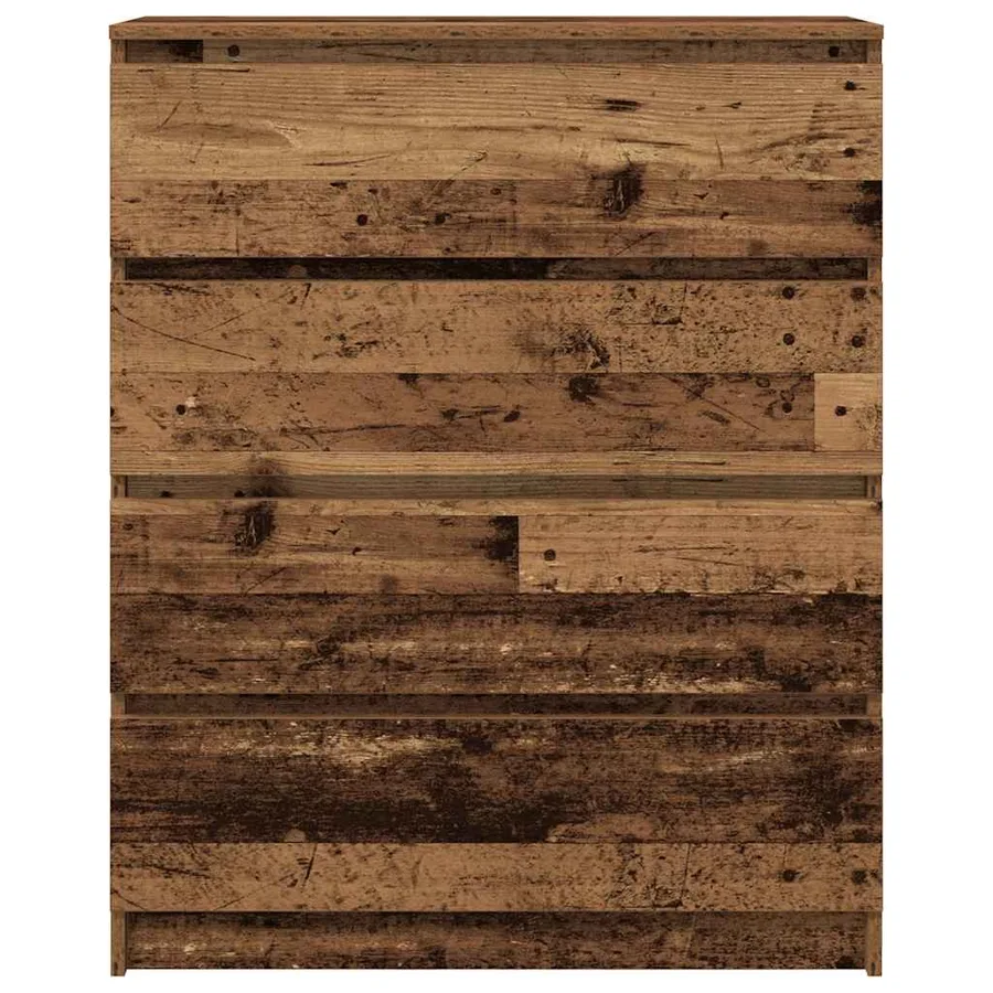 Buffet vieux bois 80x35x99 cm bois d'ingénierie - 6