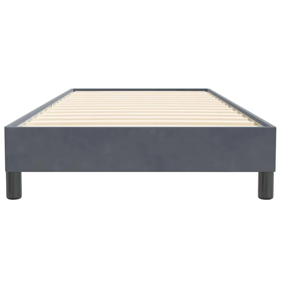 Sommier à lattes de lit sans matelas gris foncé 100x220cm - 5