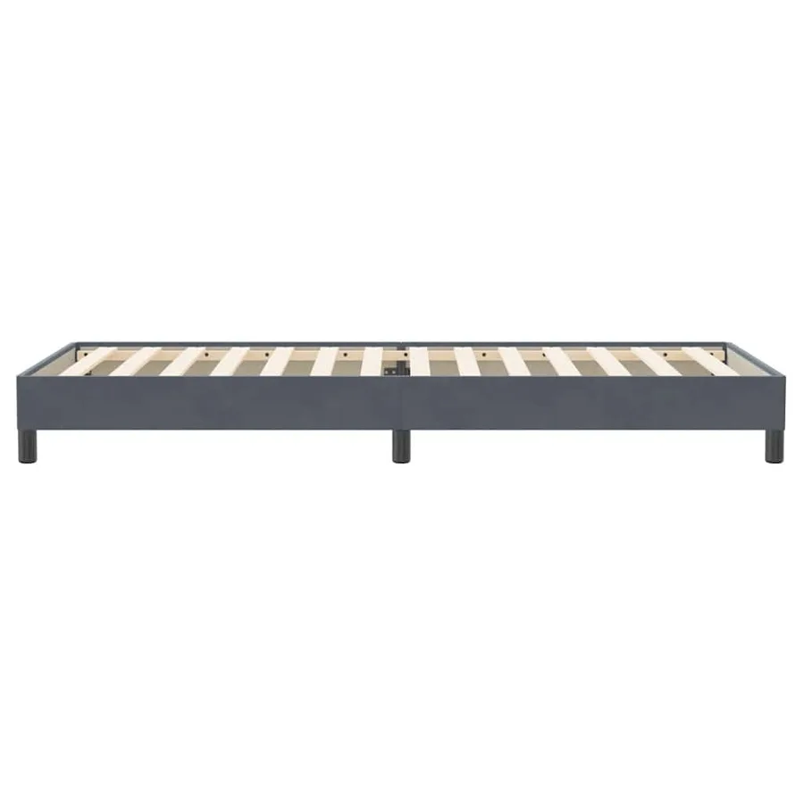 Sommier à lattes de lit sans matelas gris foncé 100x220cm - 6