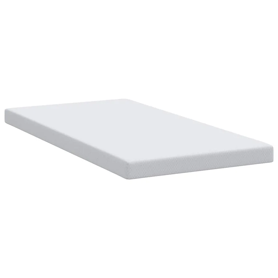 Surmatelas en mousse à mémoire 90 x 200 cm Thick Doux Blanc - 5