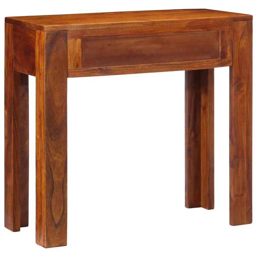 Table console 80x35x75 cm bois massif d'acacia - 4