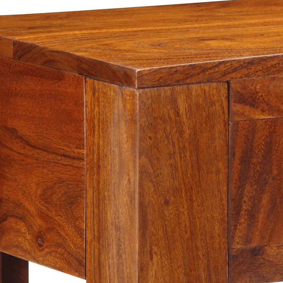 Table console 80x35x75 cm bois massif d'acacia - 5