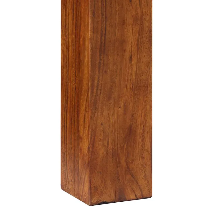 Table console 80x35x75 cm bois massif d'acacia - 7