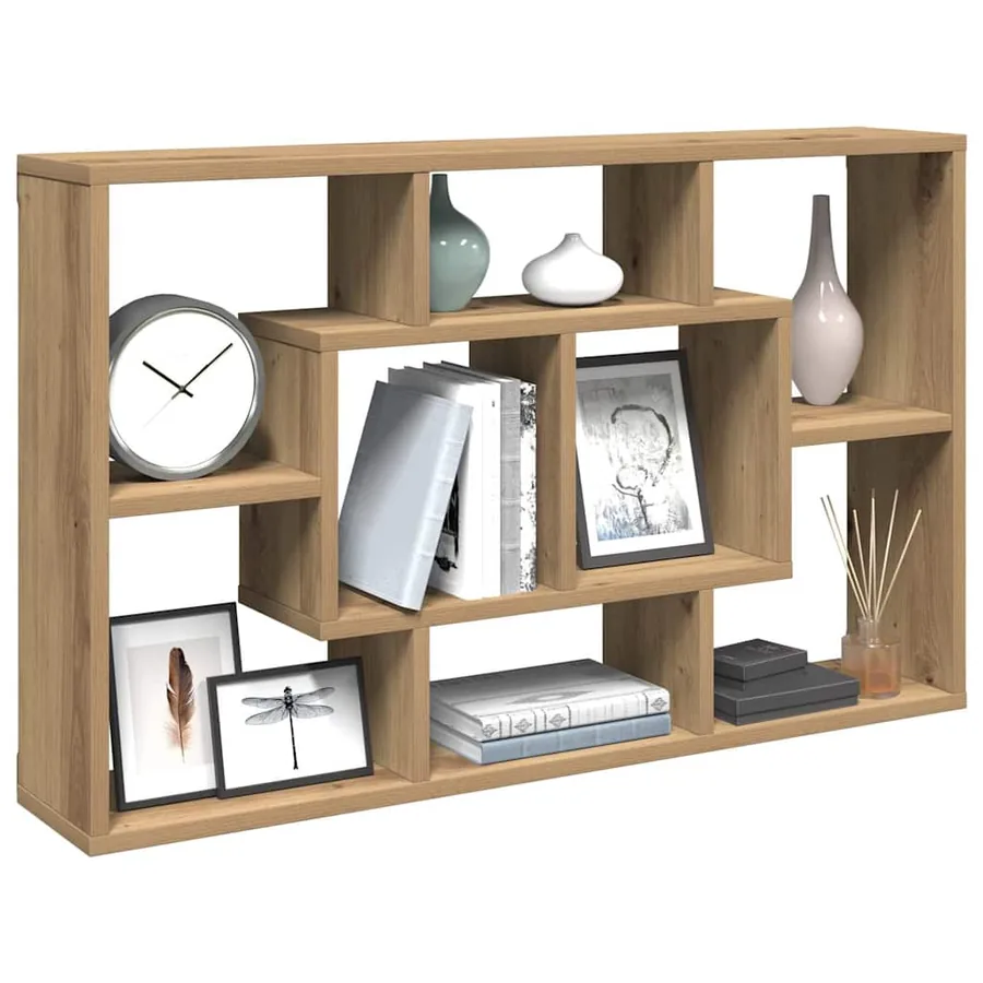 Étagère murale Chêne artisanal 85 x 16 x 52,5 cm Bois d'ingénierie