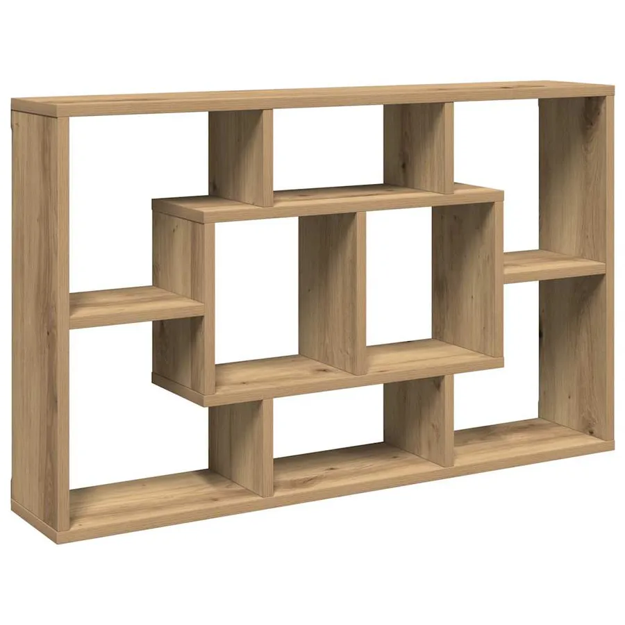 Étagère murale Chêne artisanal 85 x 16 x 52,5 cm Bois d'ingénierie - 2