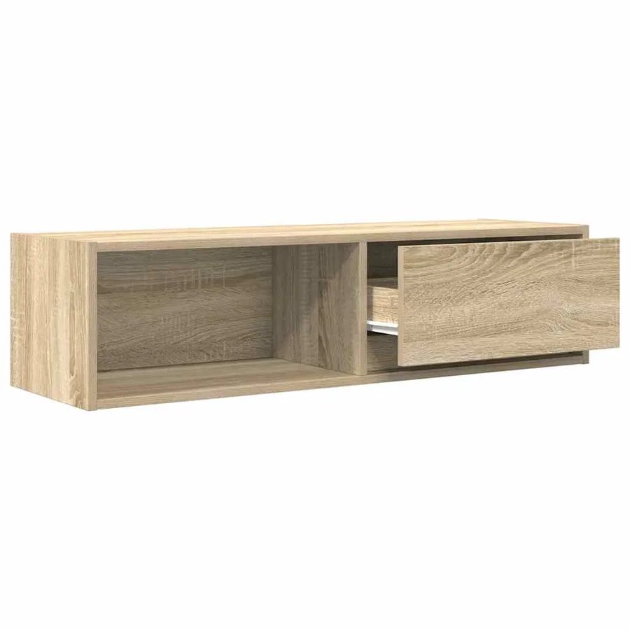 Meubles TV 2 pcs chêne sonoma 100x31x25,5 cm bois d'ingénierie - 5