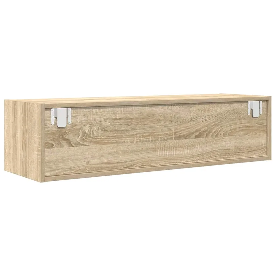 Meubles TV 2 pcs chêne sonoma 100x31x25,5 cm bois d'ingénierie - 9