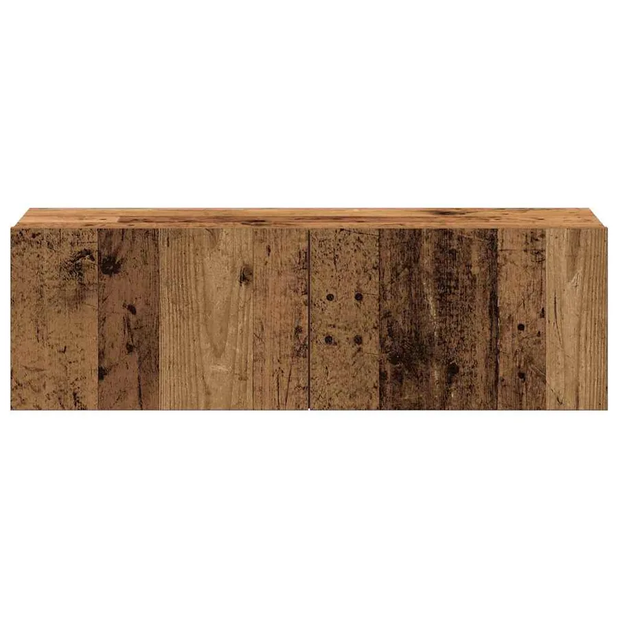 Ensemble de meuble TV mural 4 pcs vieux bois bois d'ingénierie - 5