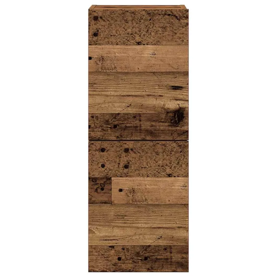 Ensemble de meuble TV mural 4 pcs vieux bois bois d'ingénierie - 7