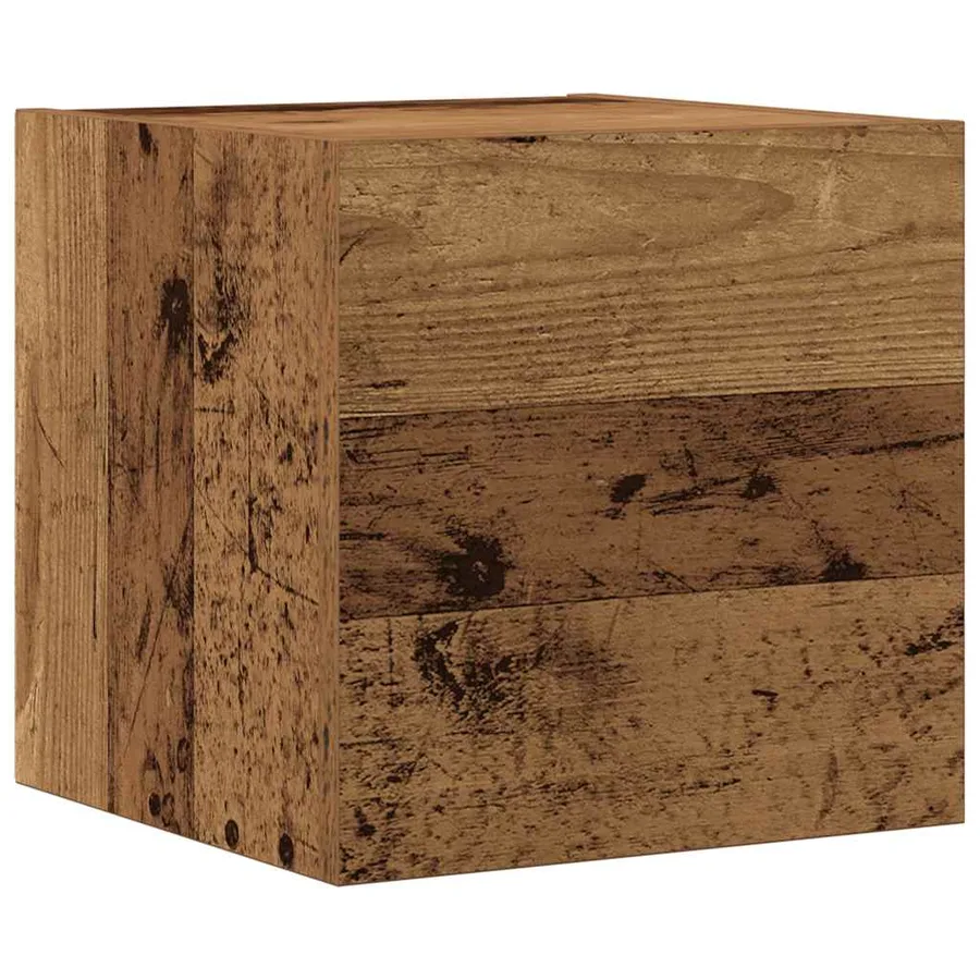 Ensemble de meuble TV mural 8 pcs vieux bois bois d'ingénierie - 6