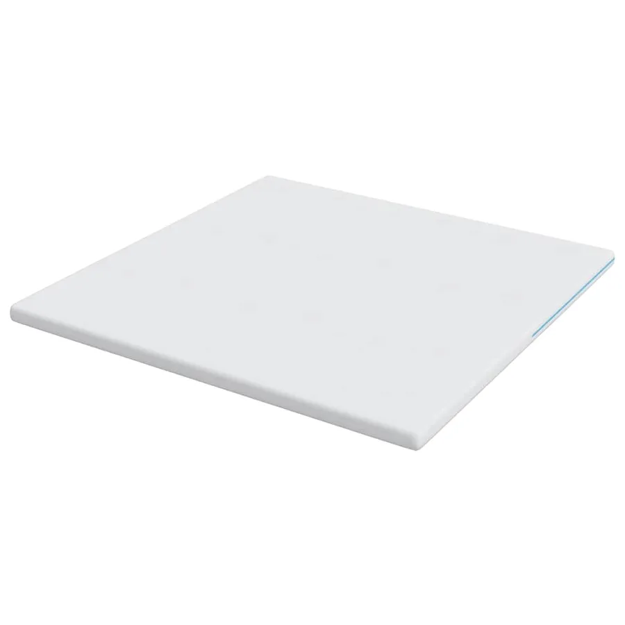 Surmatelas Blanc 200 x 200 cm Tissu jacquard - 5