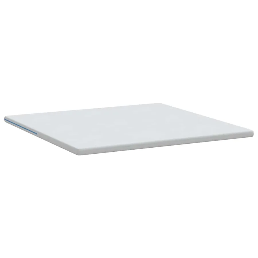 Surmatelas Blanc 200 x 200 cm Tissu jacquard - 6