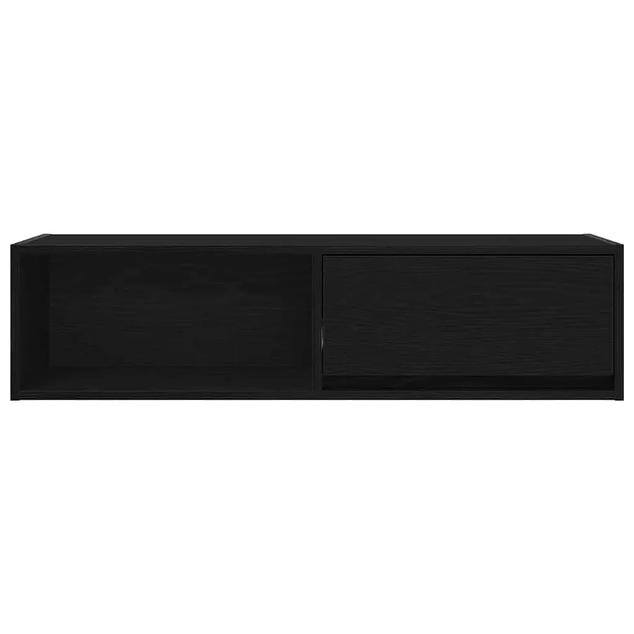 Meuble TV 2 pcs chêne noir 100x31x25,5 cm bois d'ingénierie - 7