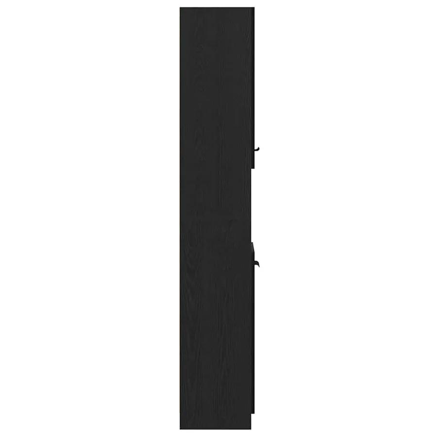 Armoire de salle de bain Chêne noir 32 x 34 x 188,5 cm - 7