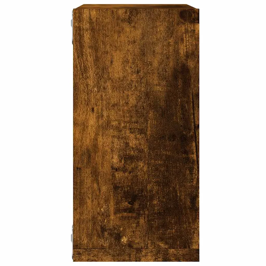 Étagères murales sous forme de cube 2 pcs chêne fumé 30x15x30cm - 7