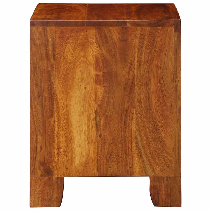 Table de chevet 40x35x45 cm bois d'acacia massif - 3