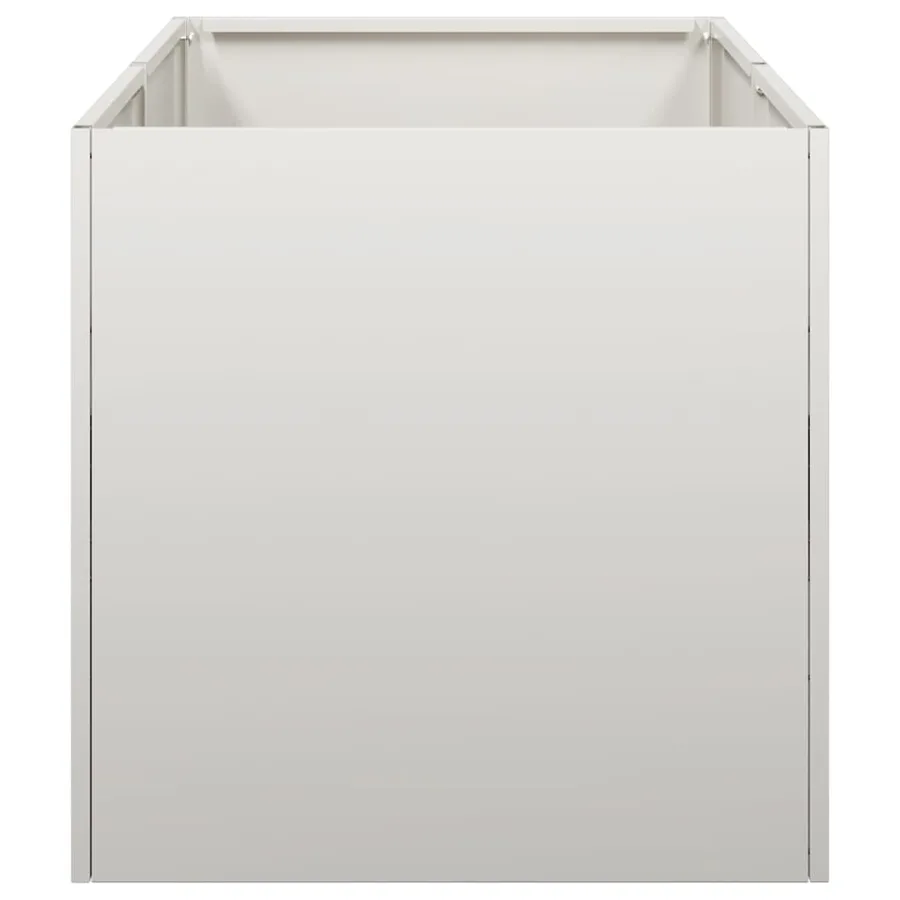 Jardinière 40x80x40 cm acier inoxydable - 4