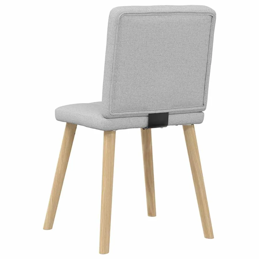 Chaises à manger lot de 2 gris nuage tissu - 6