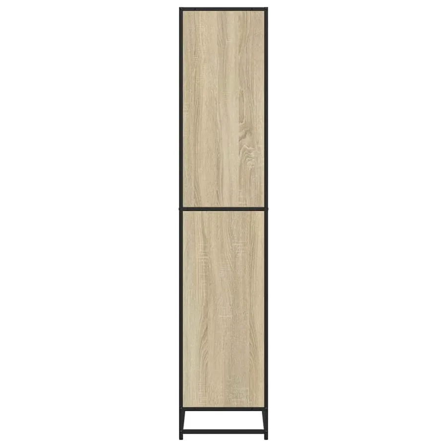 Bibliothèque chêne sonoma 80,5x35x170,5 cm bois d'ingénierie - 5