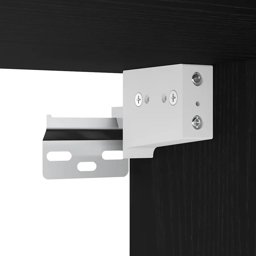 Ensemble de meubles salle de bain 2 pcs chêne noir - 10