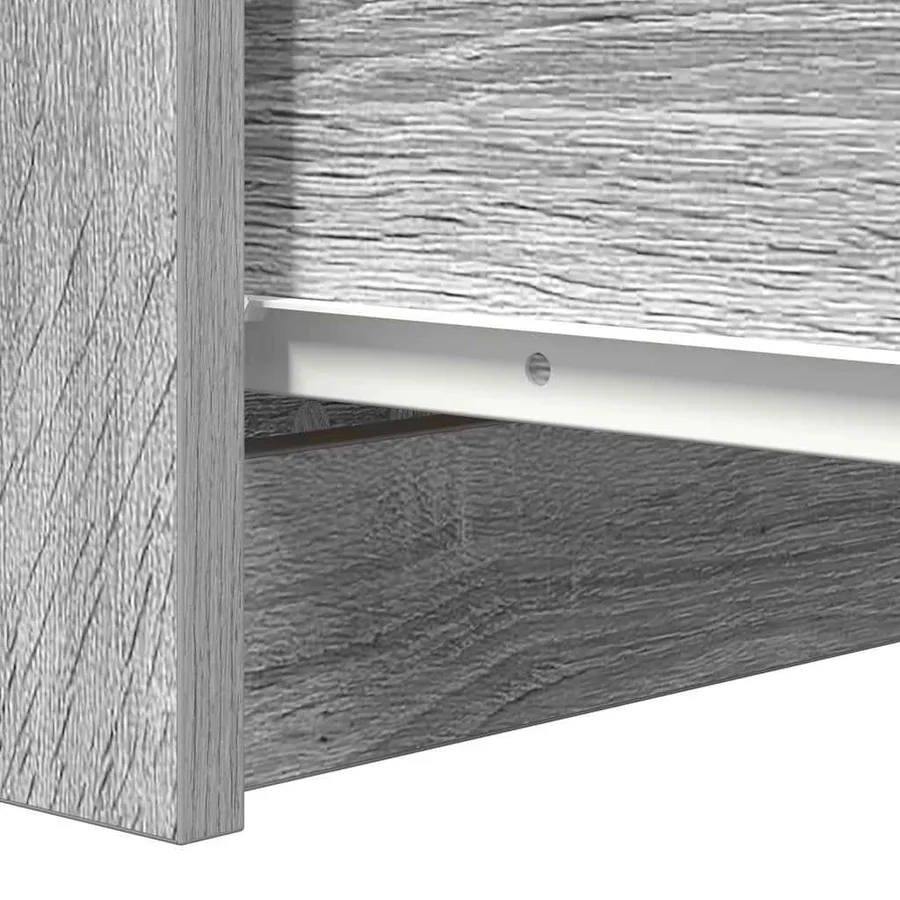 Buffet avec tiroirs sonoma gris 37,5x35x99 cm bois d'ingénierie - 10