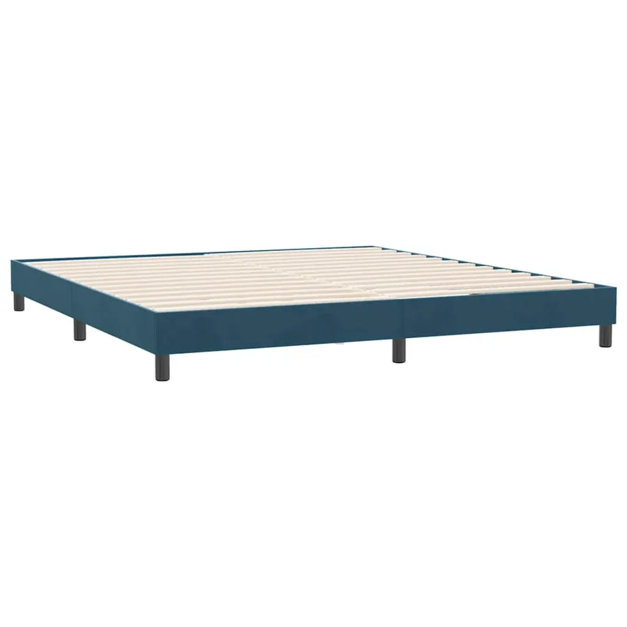 Sommier à lattes de lit sans matelas 180x210 cm velours - 7