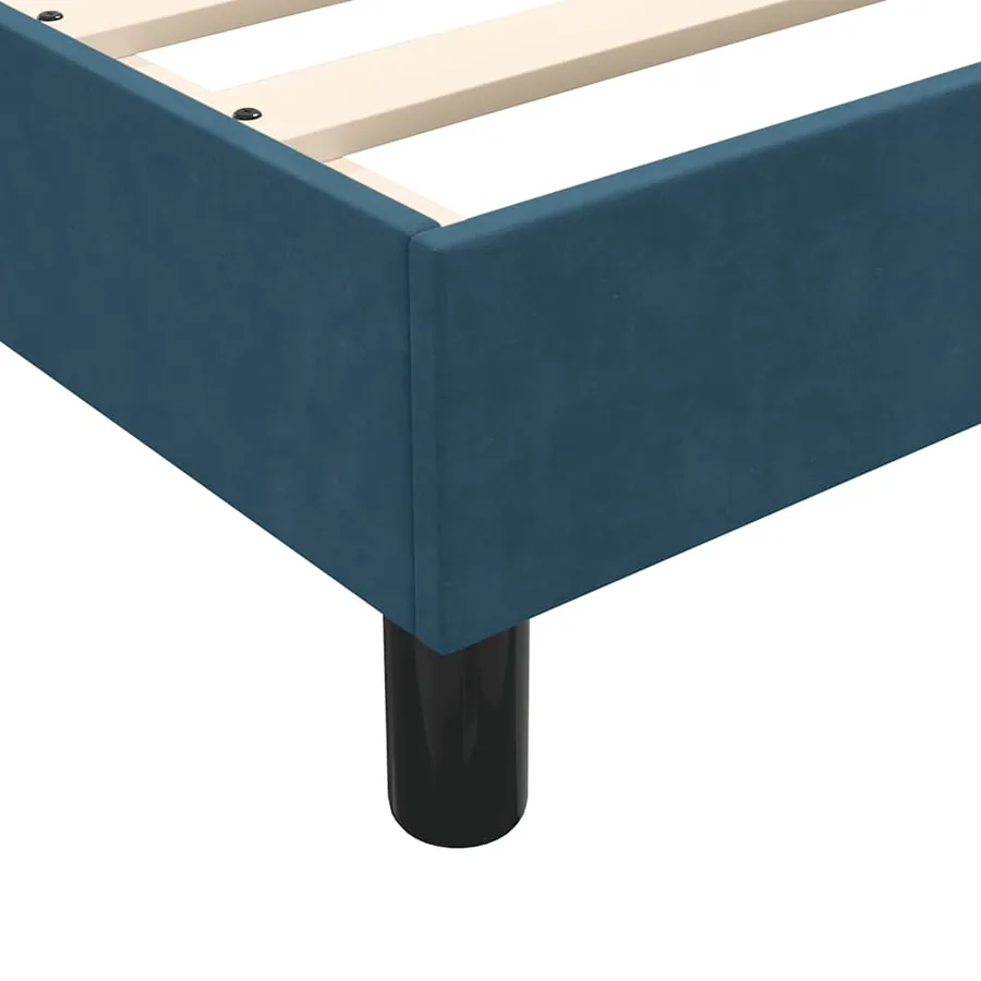Sommier à lattes de lit sans matelas 180x210 cm velours - 8