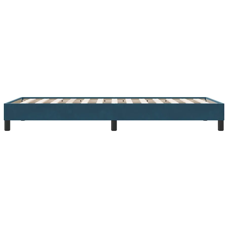 Sommier à lattes de lit sans matelas bleu foncé 100x210 cm - 6