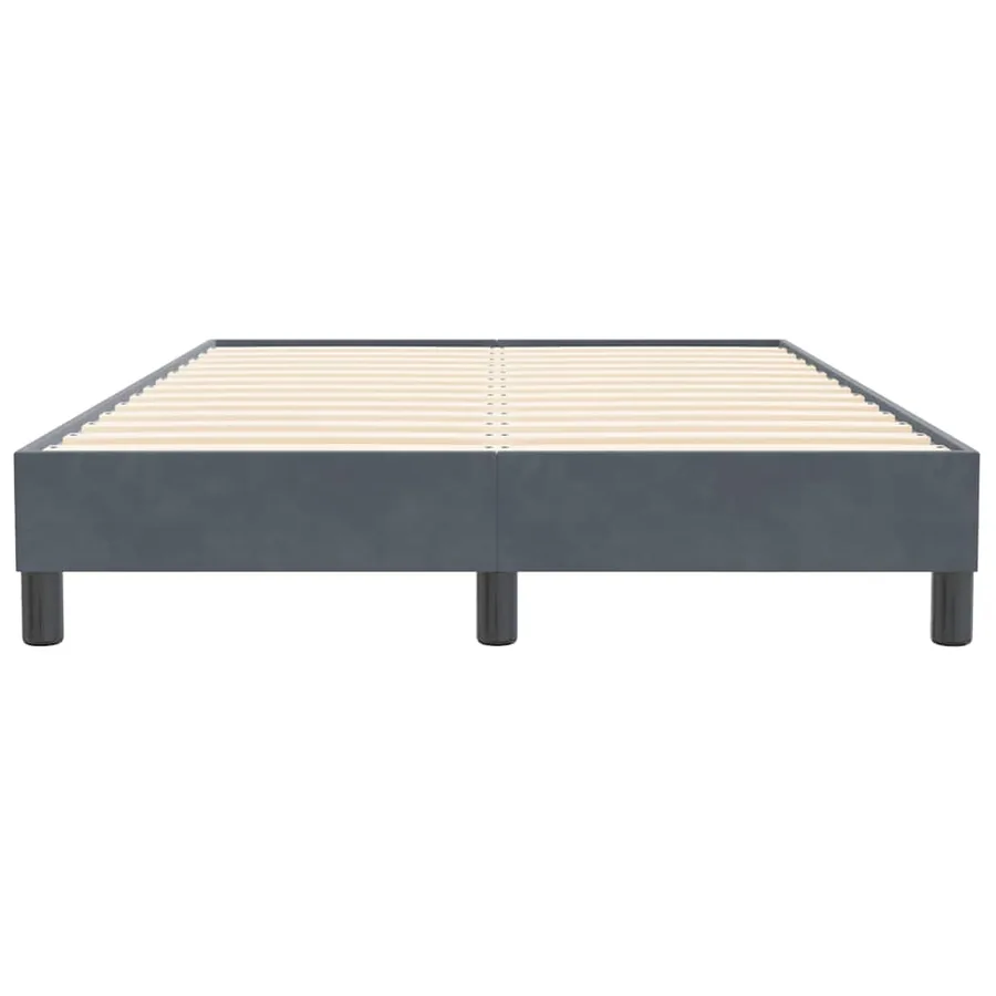 Sommier à lattes de lit sans matelas gris foncé 120x210 cm - 5