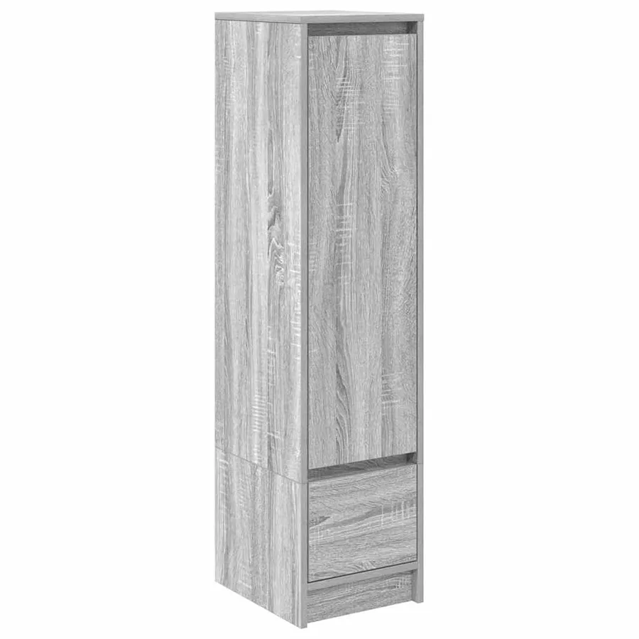Buffet haut sonoma gris 29,5x34x119,5 cm bois d'ingénierie - 2