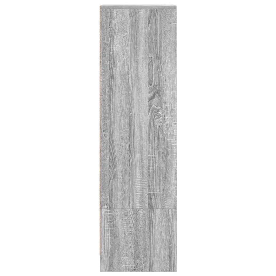 Buffet haut sonoma gris 29,5x34x119,5 cm bois d'ingénierie - 7