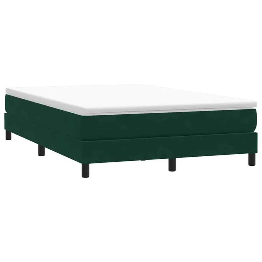 Sommier à lattes de lit sans matelas 160x210 cm velours