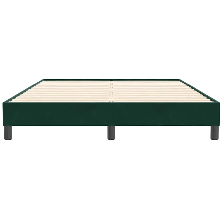Sommier à lattes de lit sans matelas 160x210 cm velours - 5