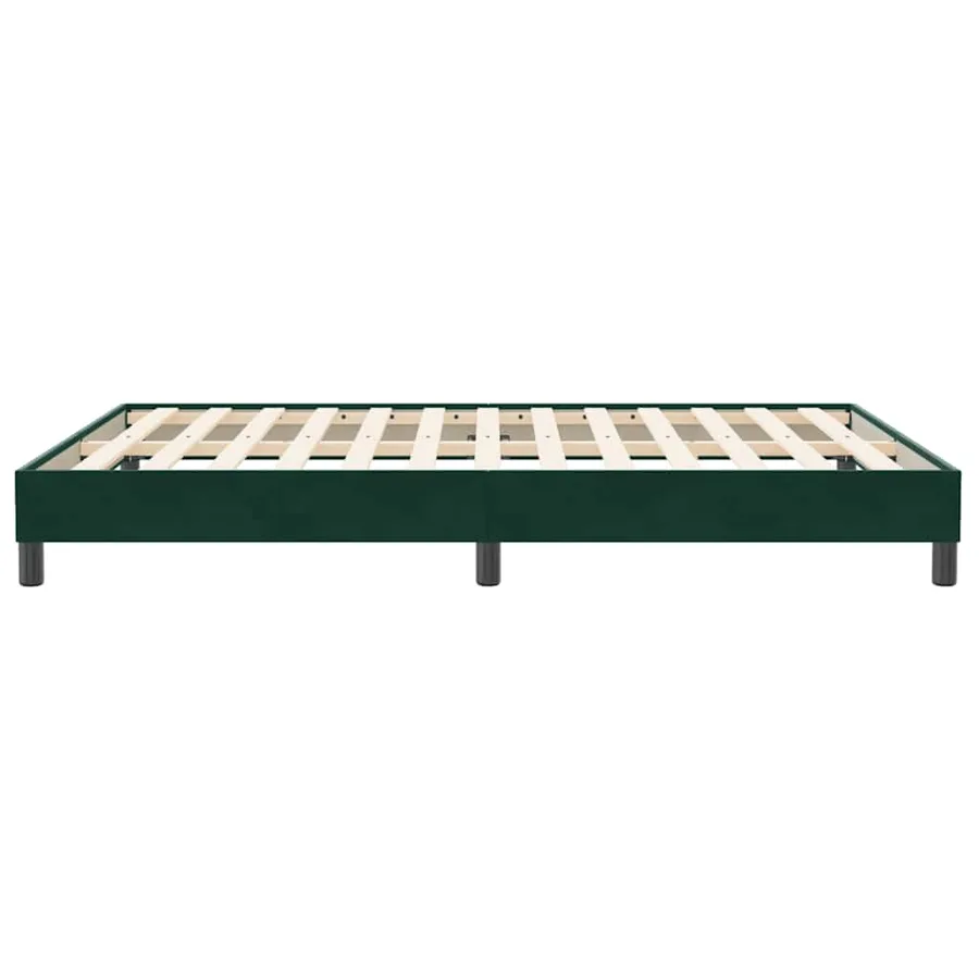 Sommier à lattes de lit sans matelas 160x210 cm velours - 6