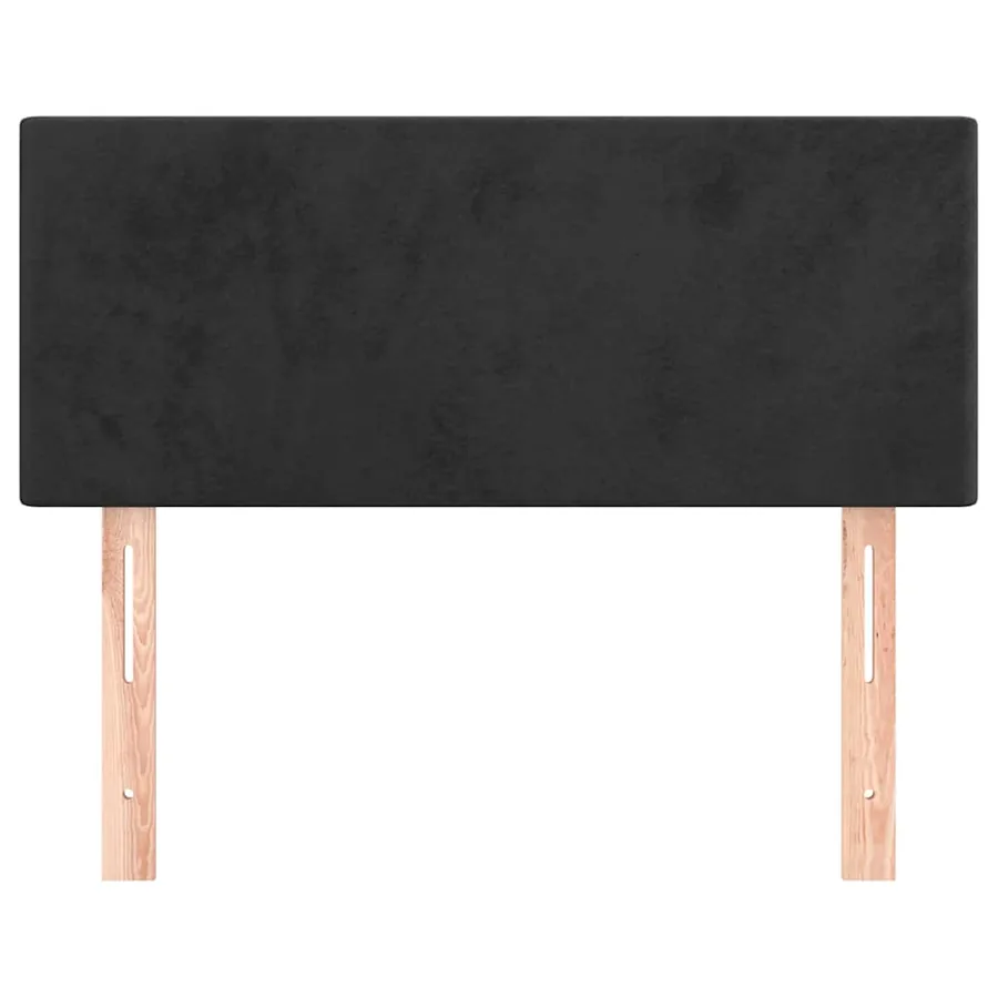 Tête de lit Noir 90x5x78/88 cm Velours - 3