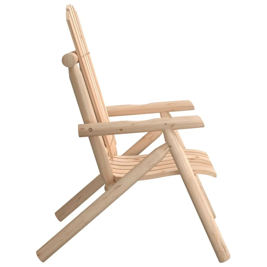 Chaise de jardin 68x86x103 cm bois massif d'épicéa - 4