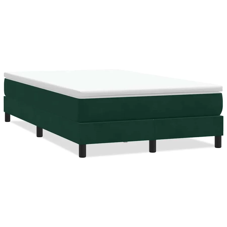 Sommier à lattes de lit sans matelas vert foncé 120x210 cm - 2