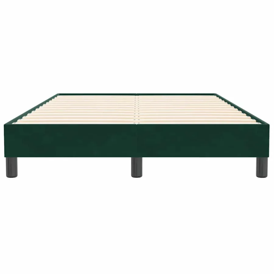 Sommier à lattes de lit sans matelas vert foncé 120x210 cm - 5