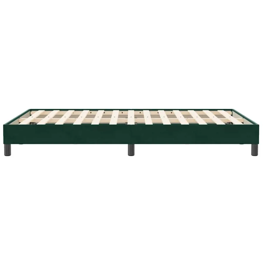 Sommier à lattes de lit sans matelas vert foncé 120x210 cm - 6