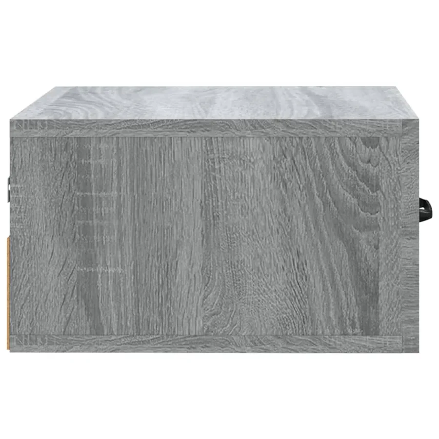 Tables de chevet murales 2 pcs Sonoma gris 35x35x20 cm - 7
