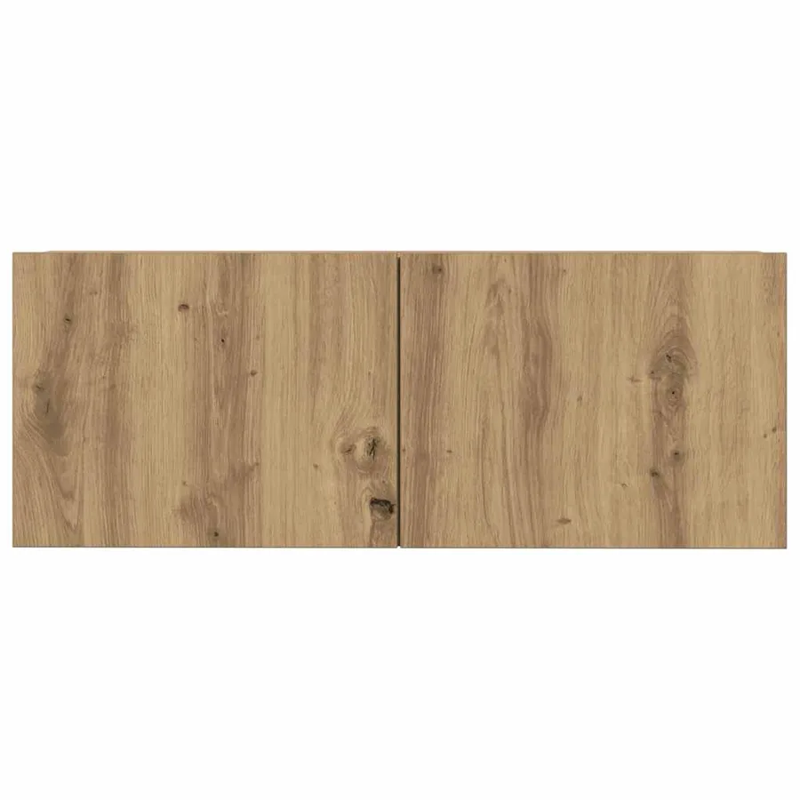 Ensemble de meuble TV mural 7 pcs chêne artisanal - 5