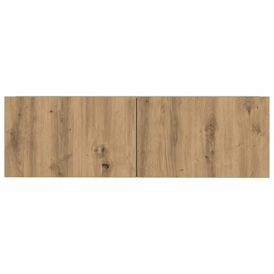 Ensemble de meuble TV mural 7 pcs chêne artisanal - 9